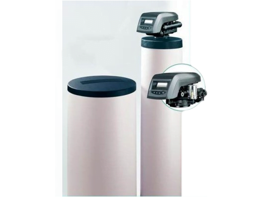 -Central domestic water softener