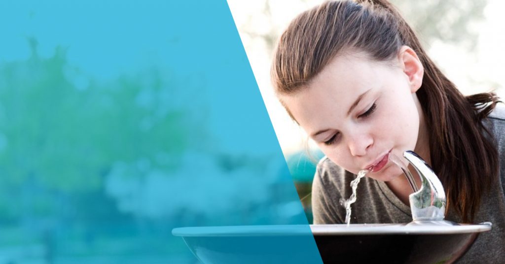 Fontaine d'eau dans les écoles